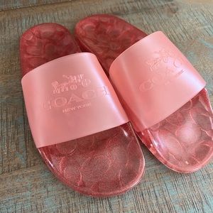Coach slide sandals